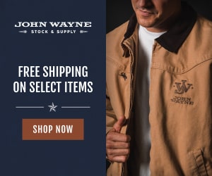 John Wayne Stock & Supply - Free Shipping on Select Items